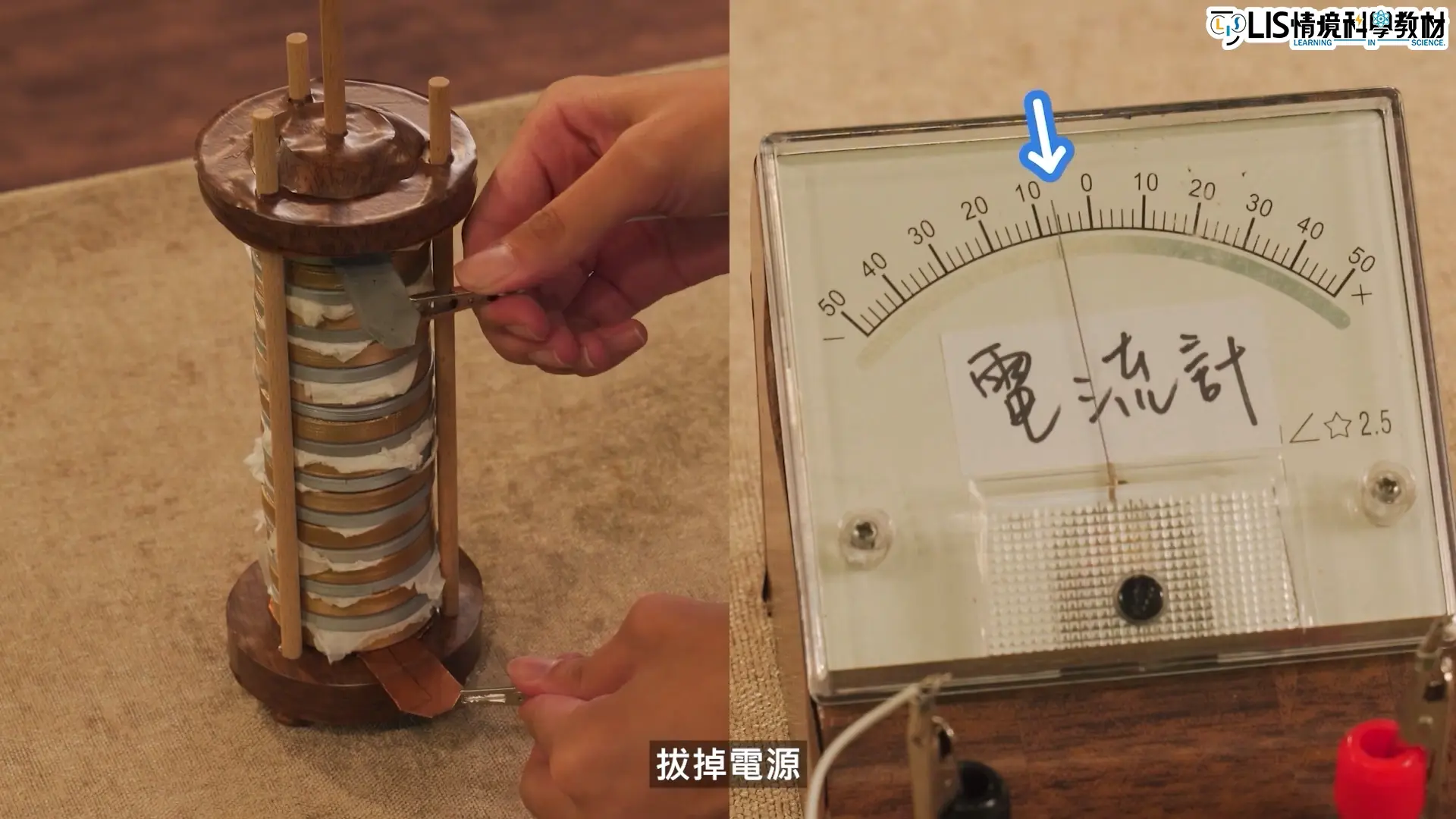 電生磁會在拔掉電源的時候發生