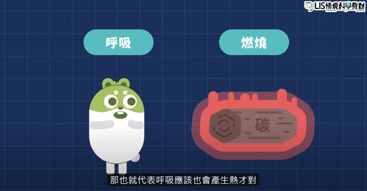 呼吸作用其實就是一種會產熱的緩慢燃燒現象
