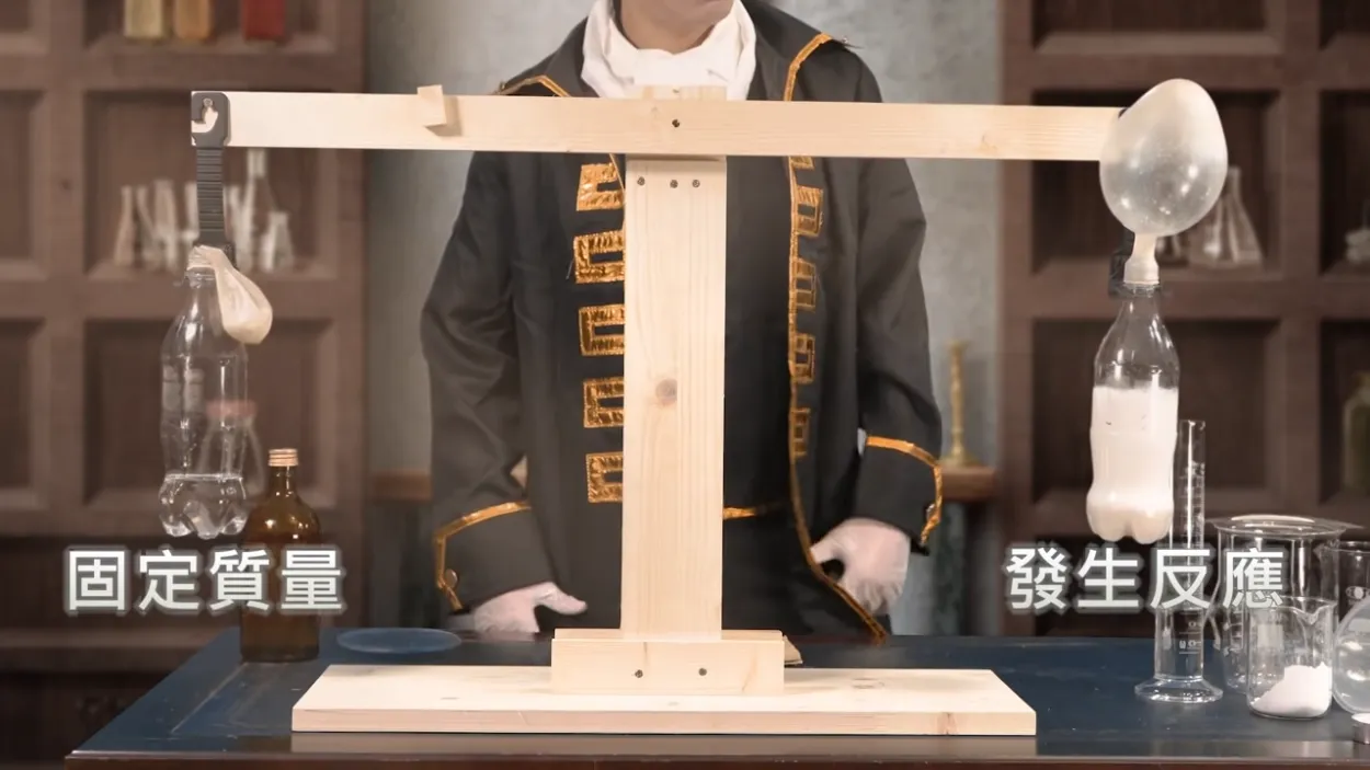 化學反應前後質量不變