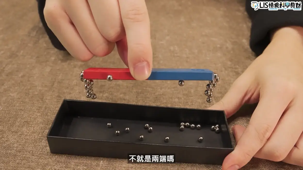 磁鐵能吸力較強的地方是兩端